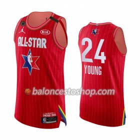 Camiseta Hombre NBA Atlanta Hawks Trae Young 24 2020 All-Star Jordan Brand Kobe Forever Rojo Swingman